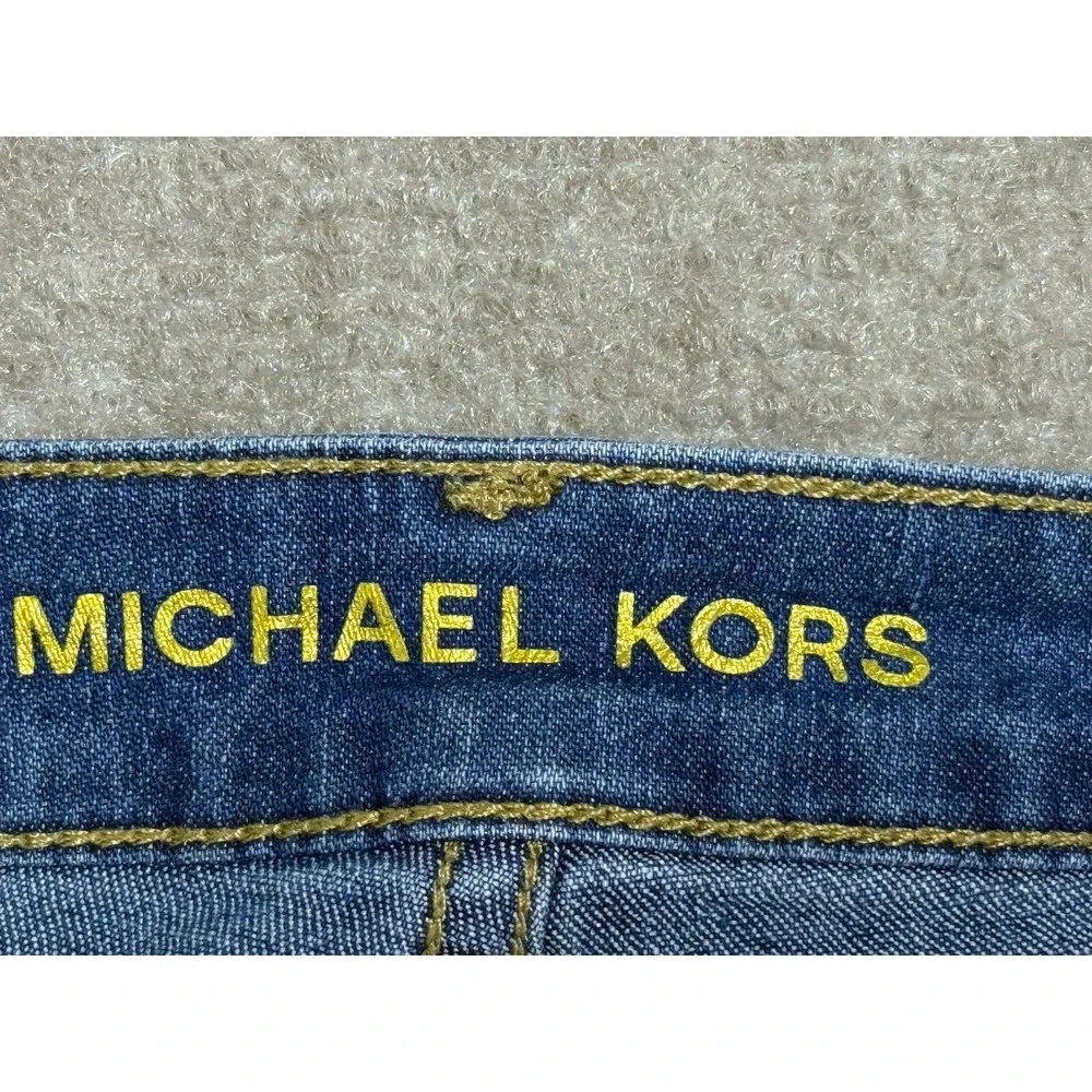 Michael Kors Selma High Rise Bootcut Jeans Size 6 Lapis‎ Blue Wash